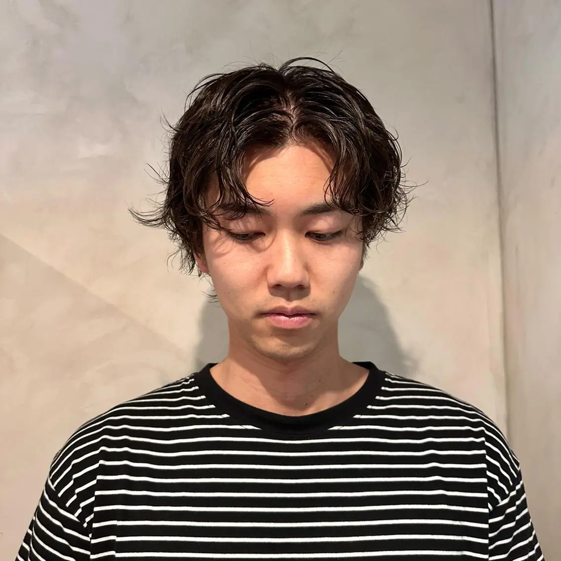 パーマ メンズ メンズパーマ Yuki☺︎パーマ レイヤーカットのヘアスタイル