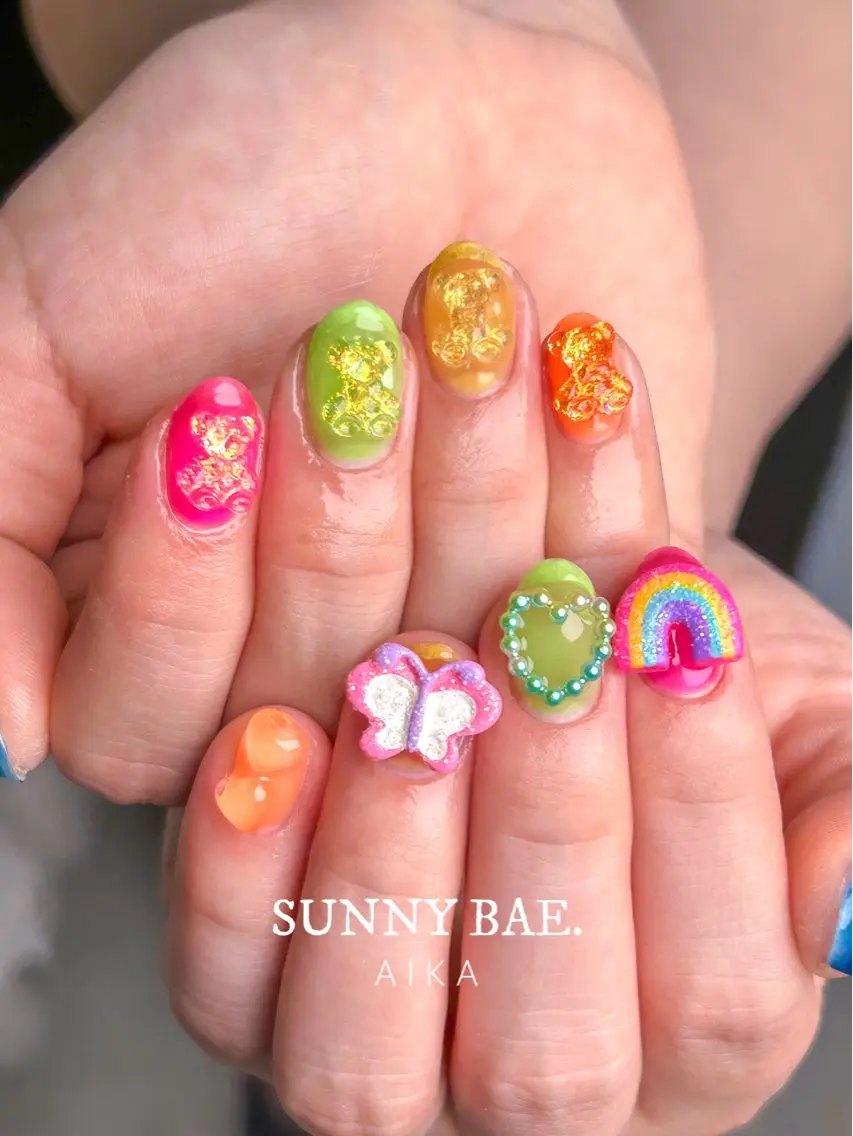 ネイル ジェルネイル 夏ネイル Made By AIKAのネイルデザイン