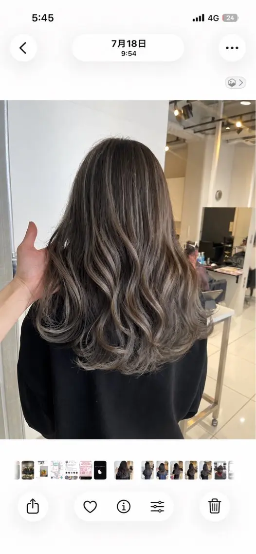 ロング カラー ハイライトモデル募集 ✨️ALIVEりんのヘアスタイル