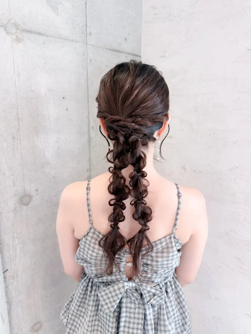 ヘアアレンジ ヘアセット はやしほのか| マンツーマン美容師のヘアスタイル
