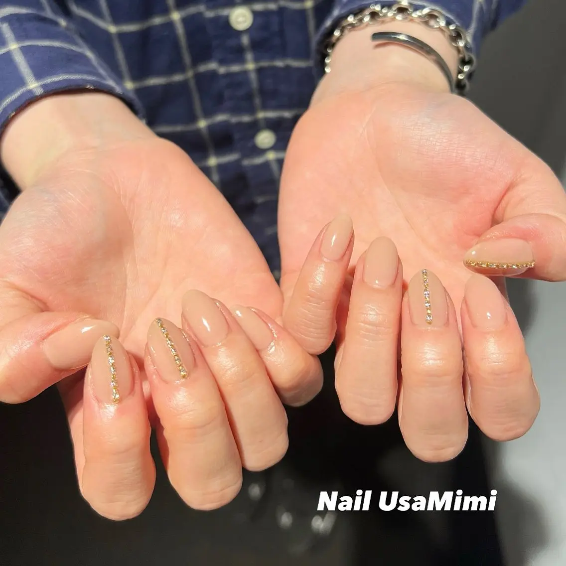 ネイル アートネイル オーロラネイル チークネイル フレンチネイル ジェルネイル ハンドネイル 本町NailUsa Mimi RIKOのネイルデザイン