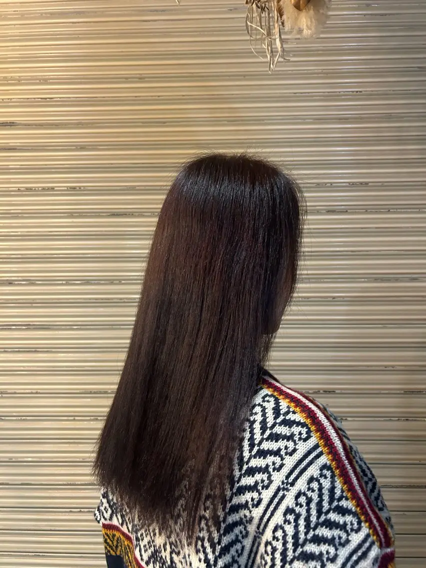 カラー ブラウンカラー ヘアカラー 植吉 琉月のヘアスタイル
