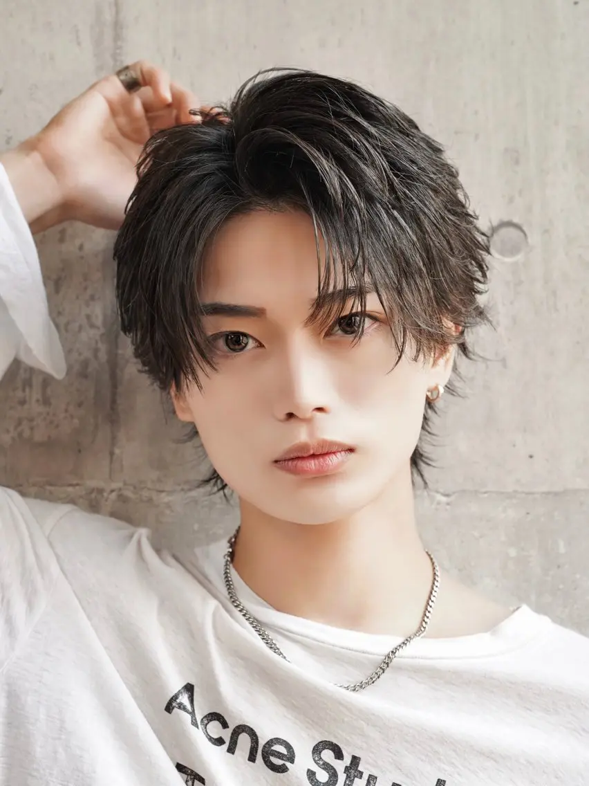 初回来店時クーポン　メンズカット　センターパート限定　¥6,500→¥0［新宿/men’s/メンズカット］の写真