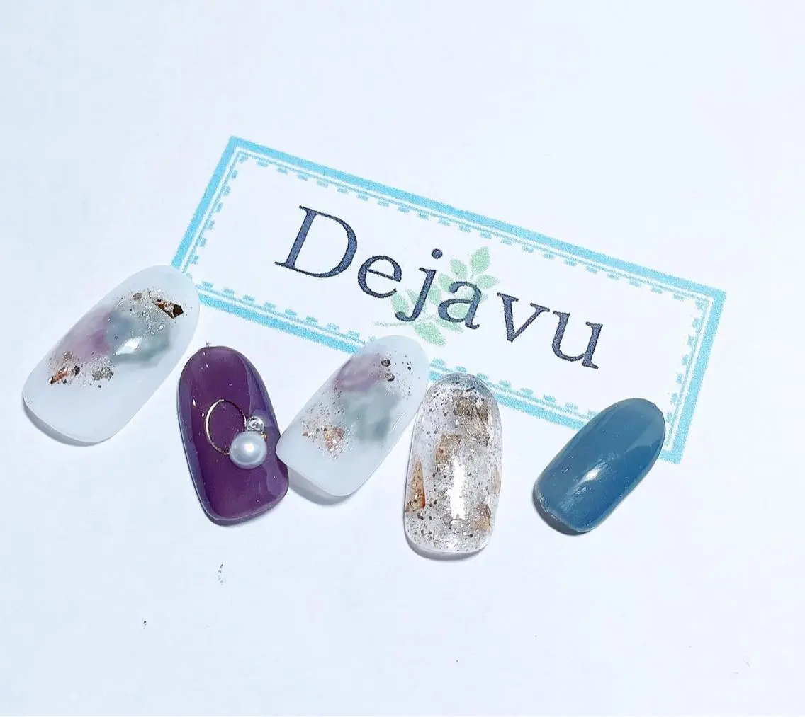 ネイル アートネイル ジェルネイル ニュアンスネイル シンプルネイル ハンドネイル Nail salon Dejavu 🌿のネイルデザイン
