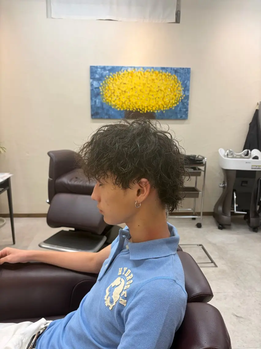 パーマ カット パーマ 川合 泰世のヘアスタイル