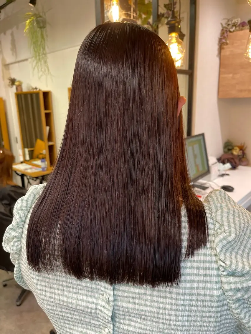 ロング カラー ヘアカラー ♡iku♡カラー 髪質改善 アレンジのヘアスタイル