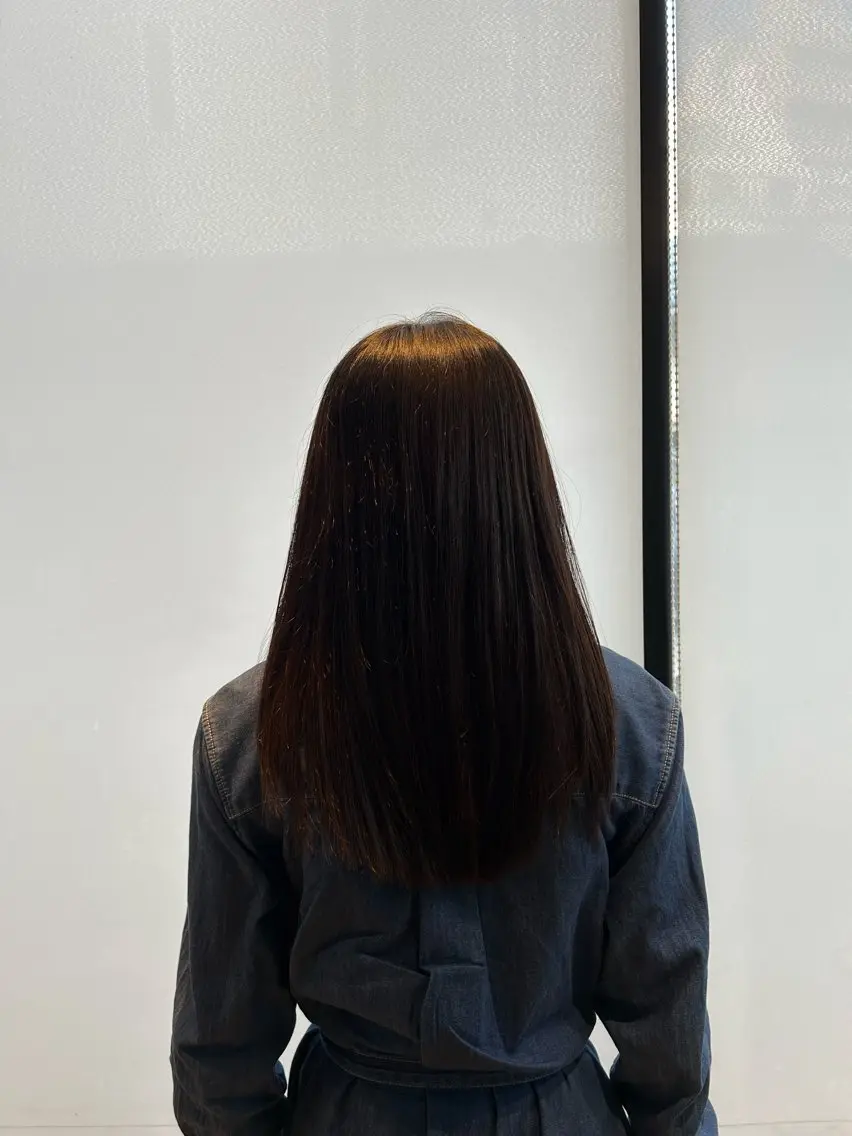 セミロング カット 渋谷/艶髪縮毛矯正 /惺虎のヘアスタイル