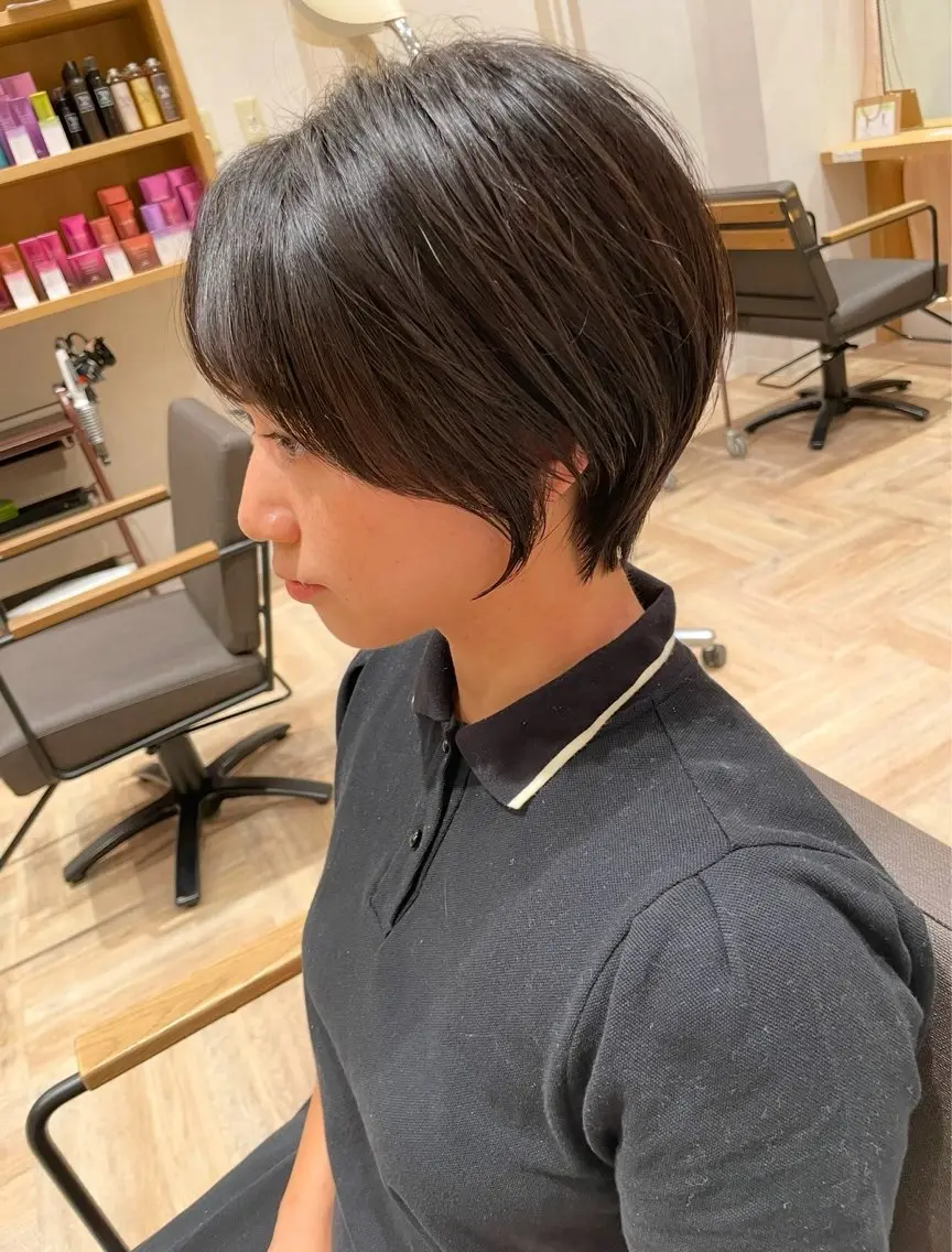 ショート カット ヘアカラー 田中 洸樹のヘアスタイル