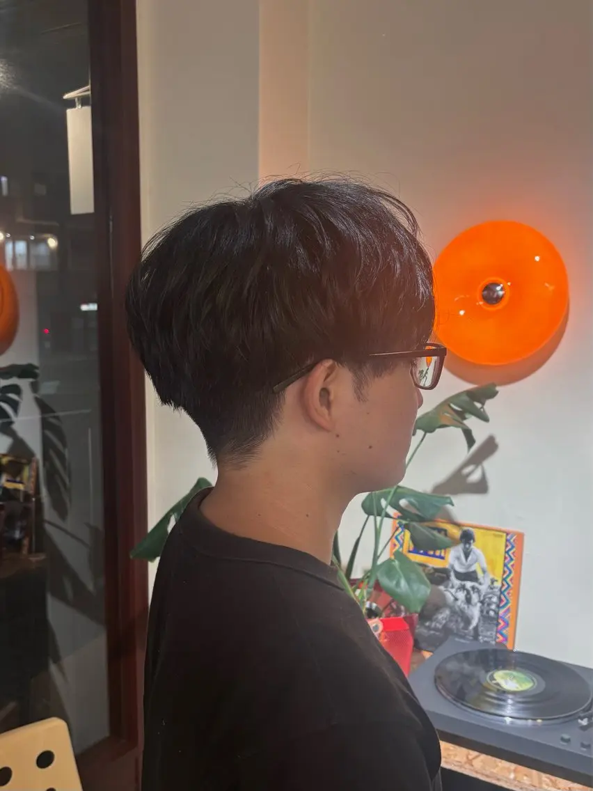 メンズ マッシュ 崎村 寧々のヘアスタイル