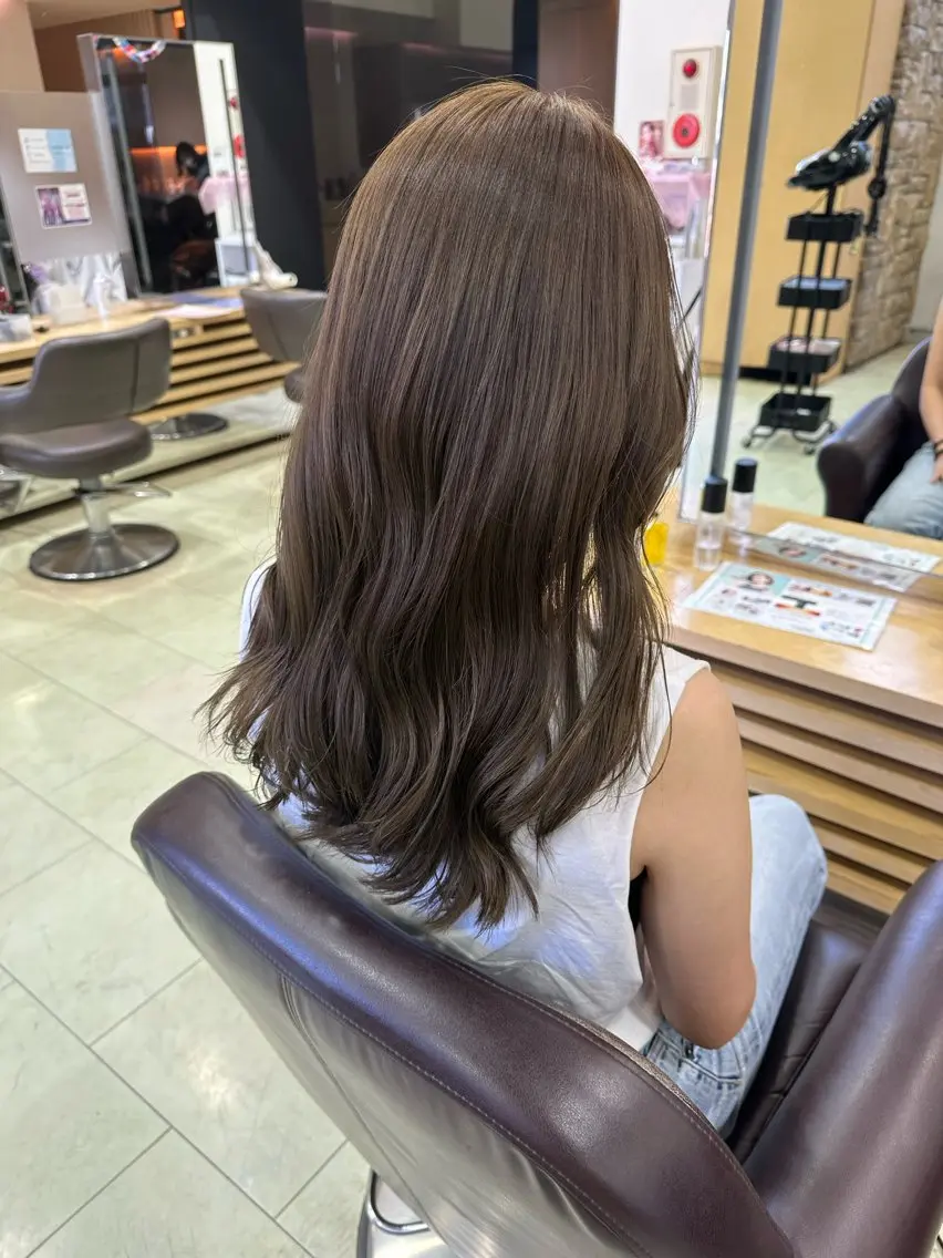 ロング カラー ヘアカラー トリートメント ヘッドスパ ヘアセット 🫧カット/パーマ /ネイル/かりん🫧のヘアスタイル