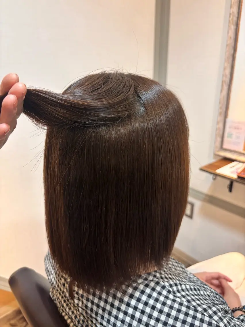 ミディアム 髪質改善 縮毛矯正 🫧髪質改善🫧山口 碧のヘアスタイル
