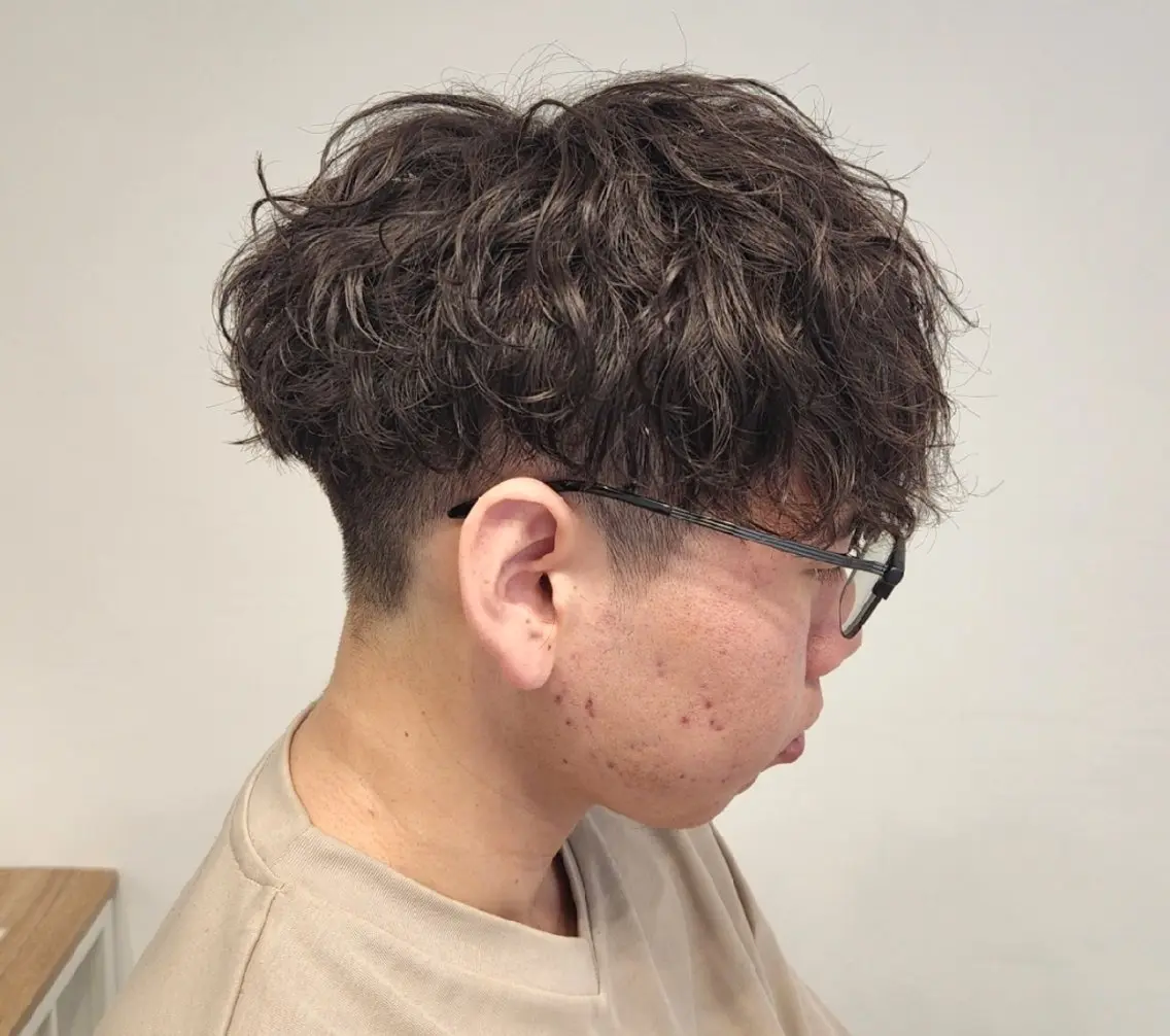 ショート パーマ カラー メンズ 【イケメン風パーマ】 SHOFYのヘアスタイル