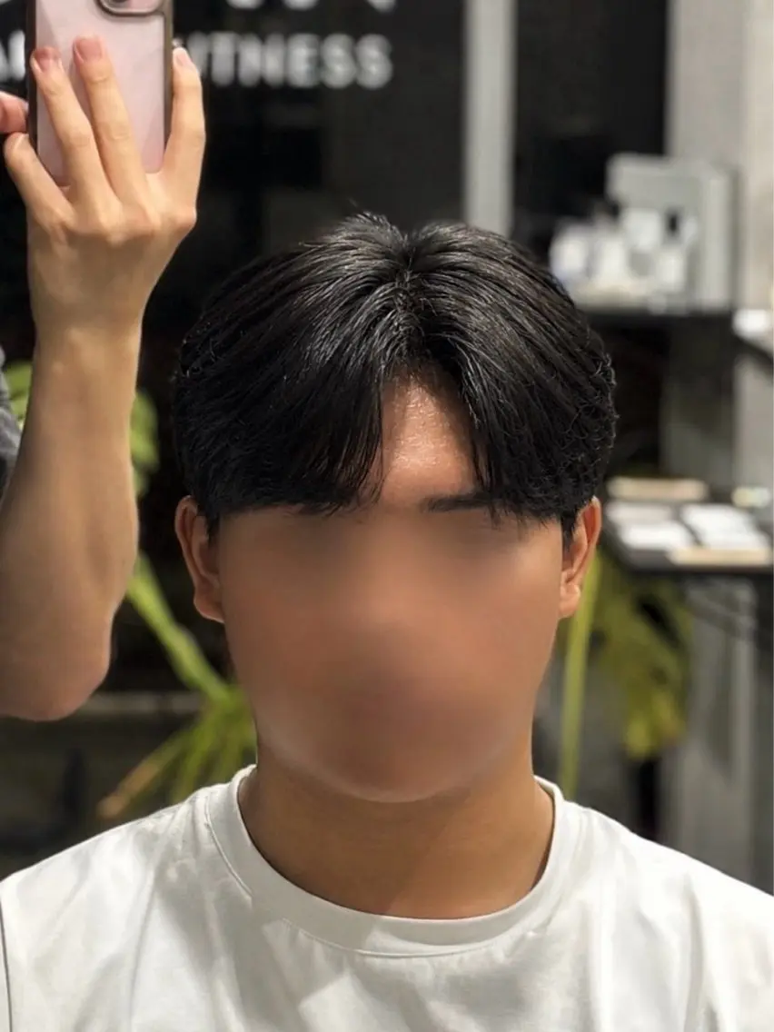 【曲がるストレートケア】カット+曲がる縮毛矯正+トリートメントの写真