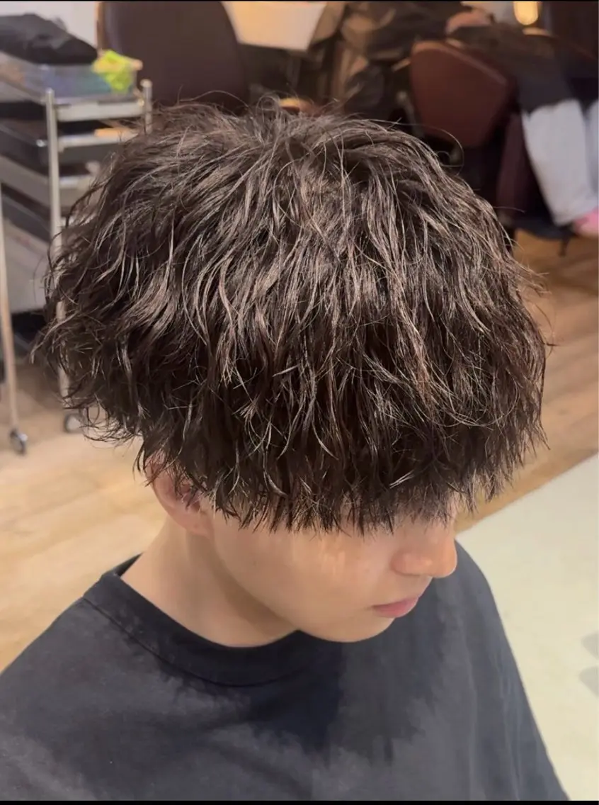 men'sカット+ツイストスパイラルパーマ※ケアパーマの写真