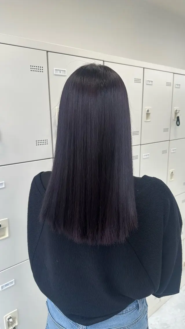 セミロング カラー ブリーチ ダブルカラー ヘアカラー トリートメント ヘッドスパ ヘアセット 似合わせstyle ❤︎misaki❤︎のヘアスタイル