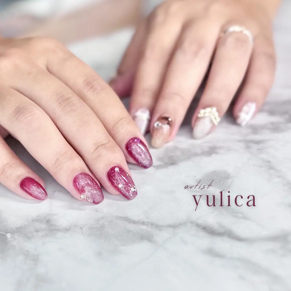ネイル ハンドネイル yulica 【パラジェル取扱店】のネイルデザイン