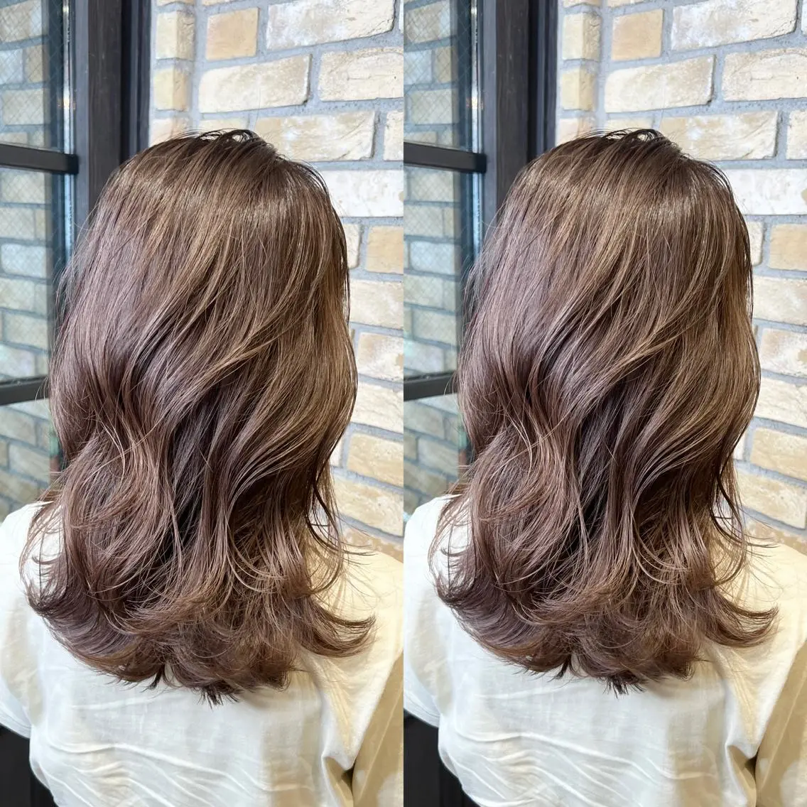 セミロング 🎀艶髪の達人🎀 レイヤー🎀飯田のヘアスタイル