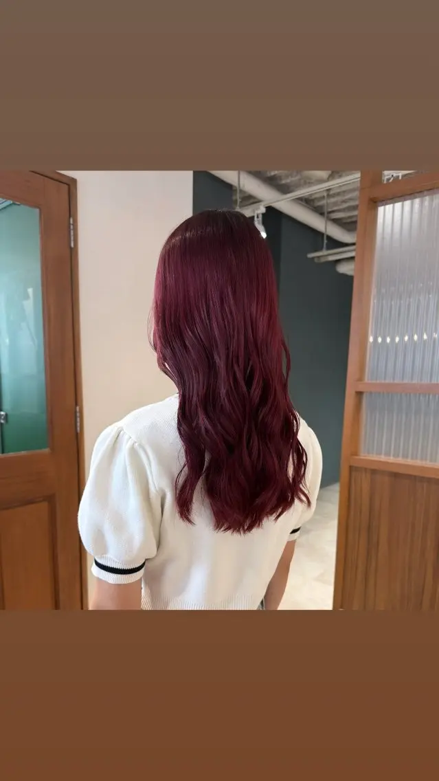カラー ヘアカラー トリートメント 優梨💞 /透明感カラーのヘアスタイル