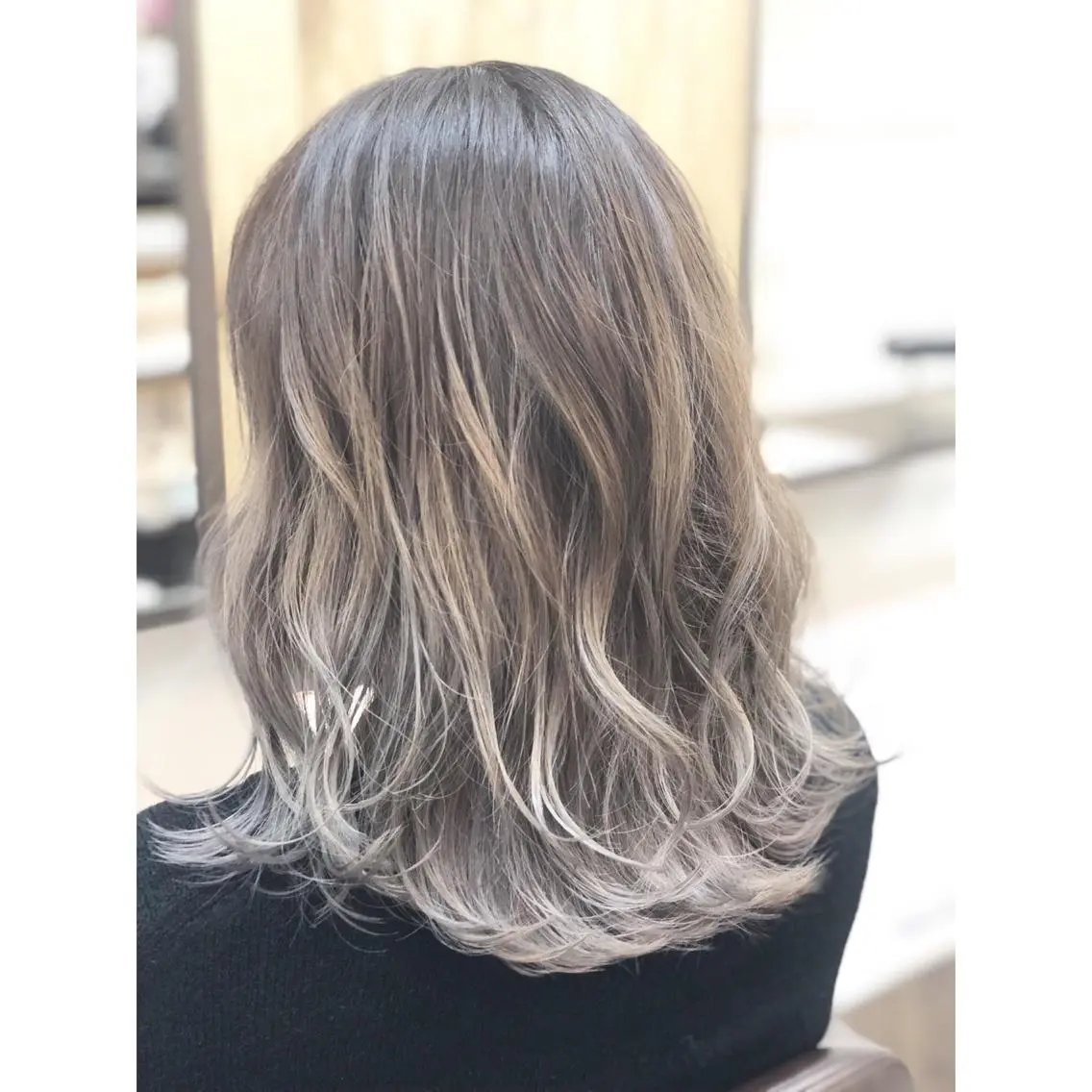 ミディアム YOFAhair芦屋 峰★カラーリストのヘアスタイル