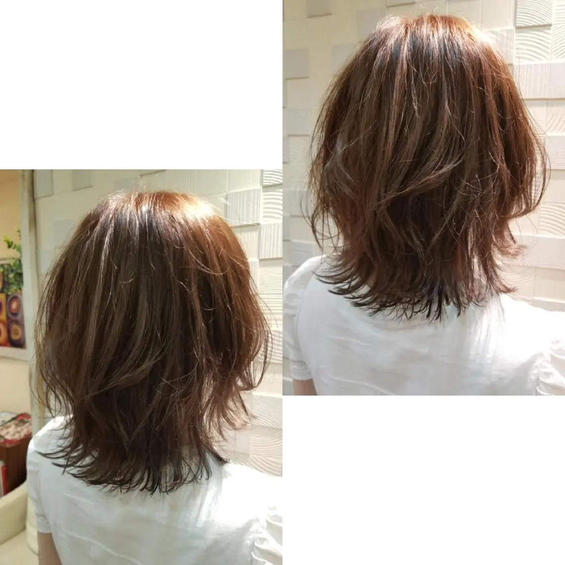 ショート カラー ベージュカラー ウルフカット 林 唱子のヘアスタイル