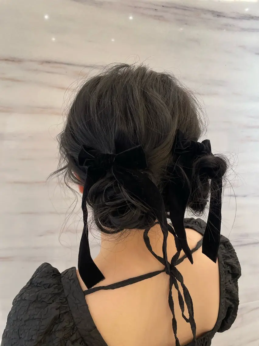 ロング お団子ヘア 髪質改善 トリートメント 浴衣 ヘアセット ショートモデル募集 エクステ専門店まりこのその他イメージ