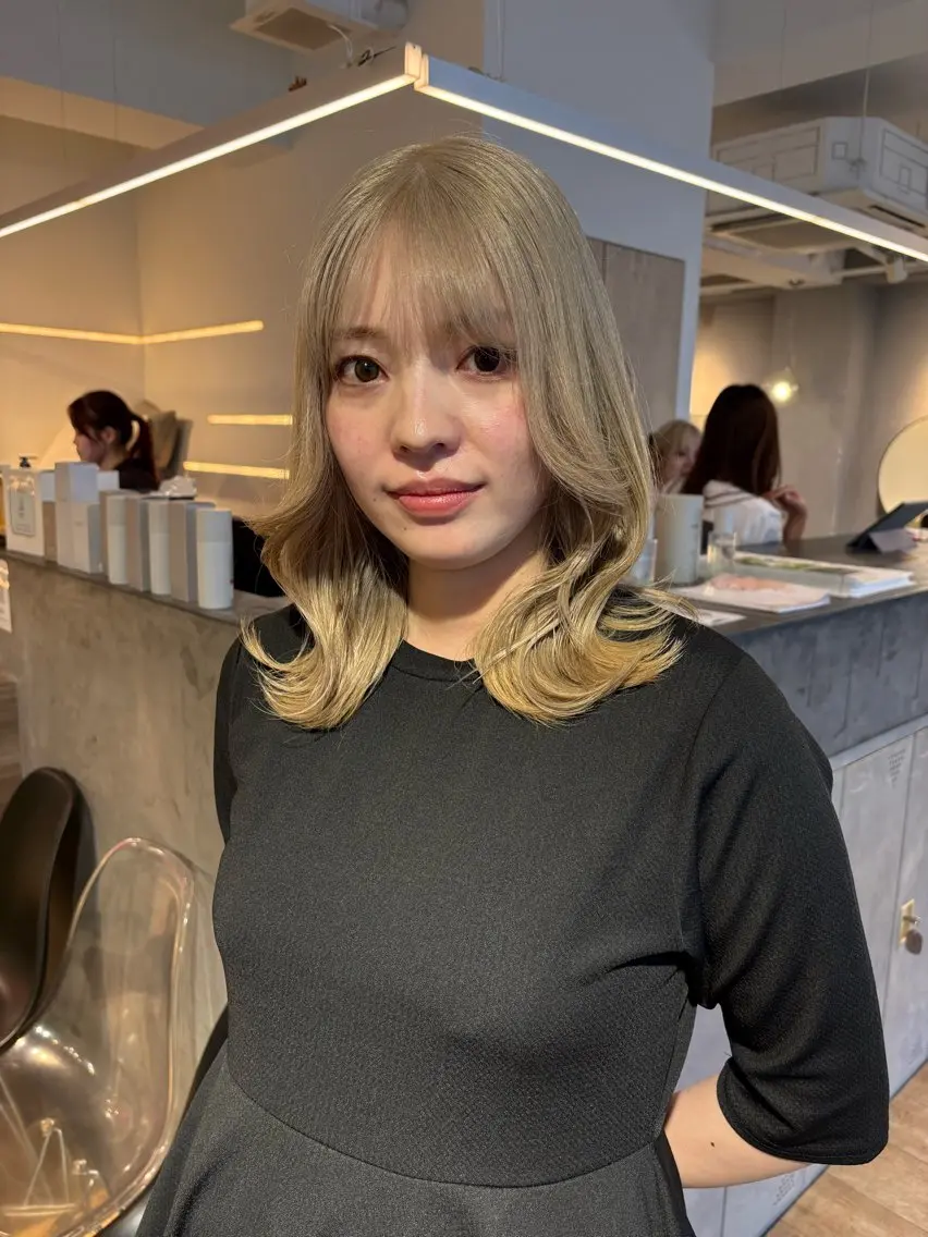 カラー ヘアカラー トリートメント 🎀西川芽依/ 暖色カラー🎀のヘアスタイル
