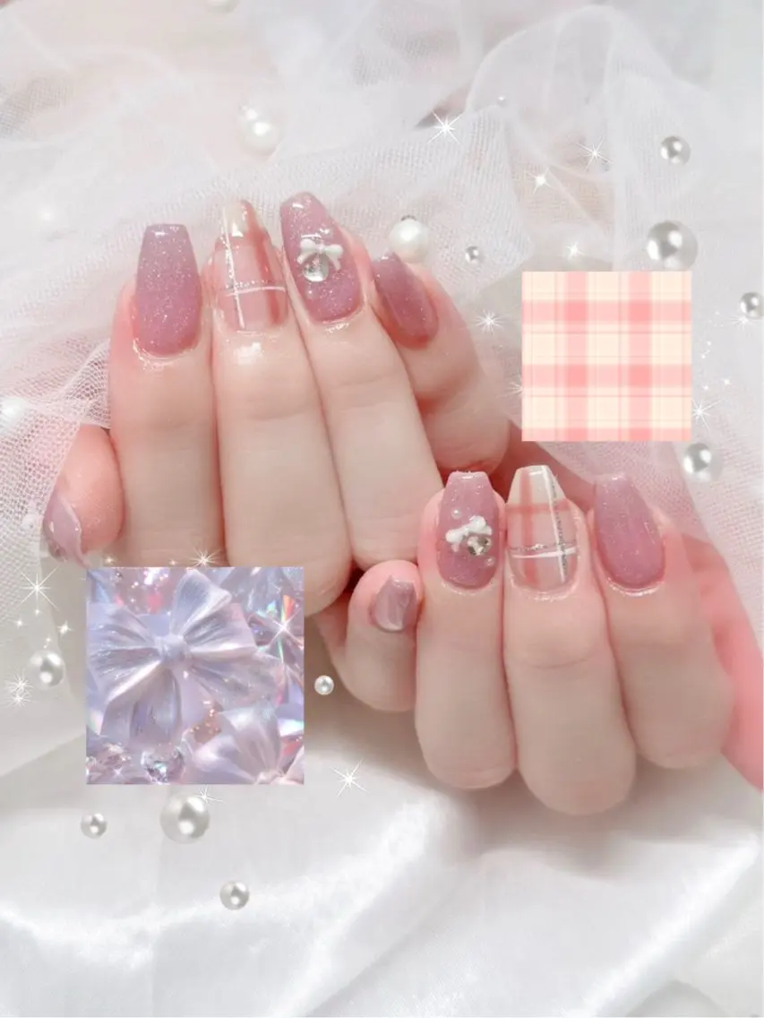 ネイル ハンドネイル ✩.*🎀 aoi🎀のネイルデザイン