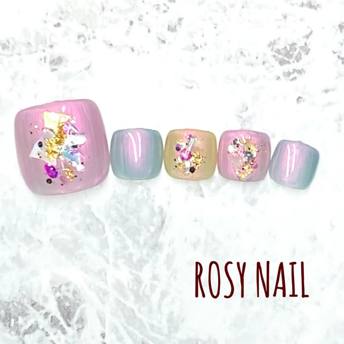 ネイル フットネイル フットネイル ROSY NAIL ロージーネイルのネイルデザイン