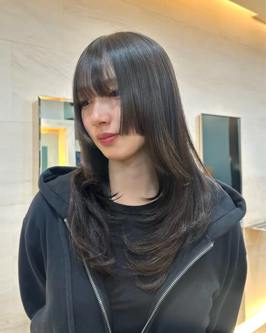 ロング トリートメント くろき みらいのヘアスタイル