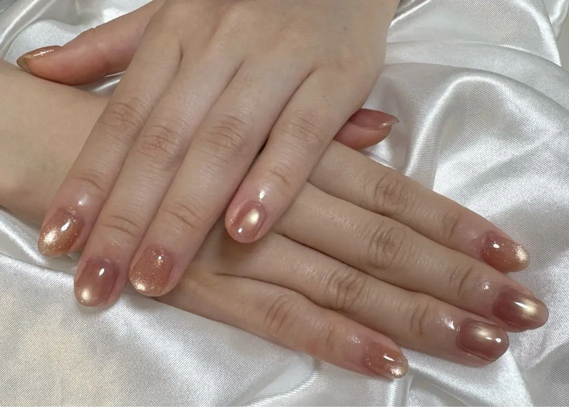 ネイル フラッシュネイル フラッシュマグ マグネットネイル ハンドネイル Amule nailのネイルデザイン