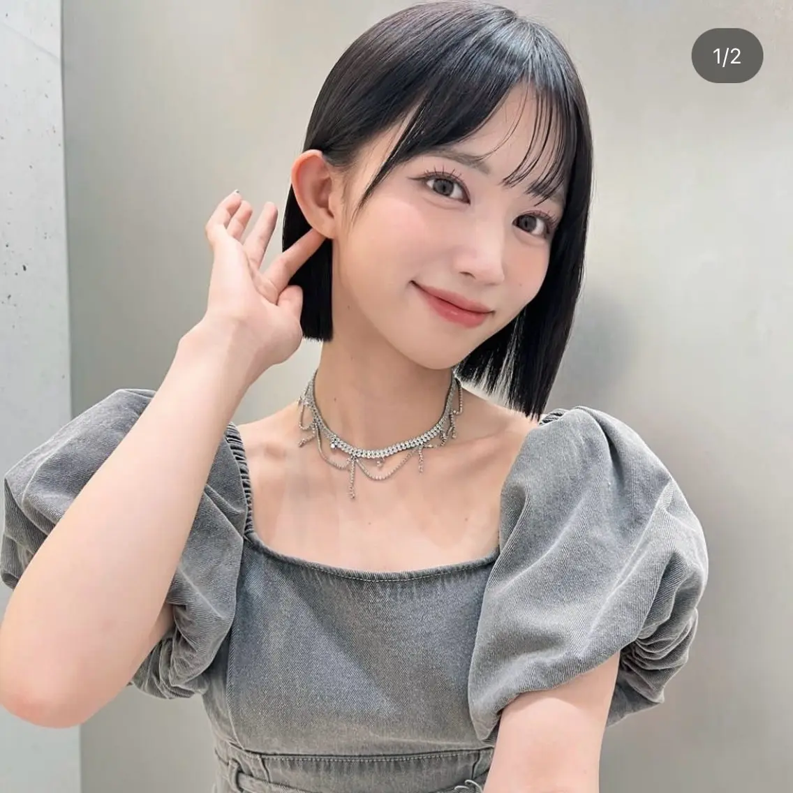 ショート 切りっぱなしボブ ボブ MIKO☺︎ SOYON大宮2号店のヘアスタイル