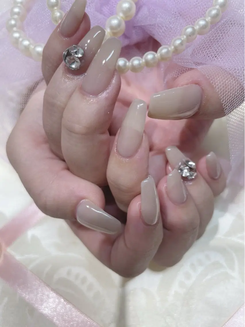 ネイル ワンカラーネイル purunail 🤍プルネイルのネイルデザイン