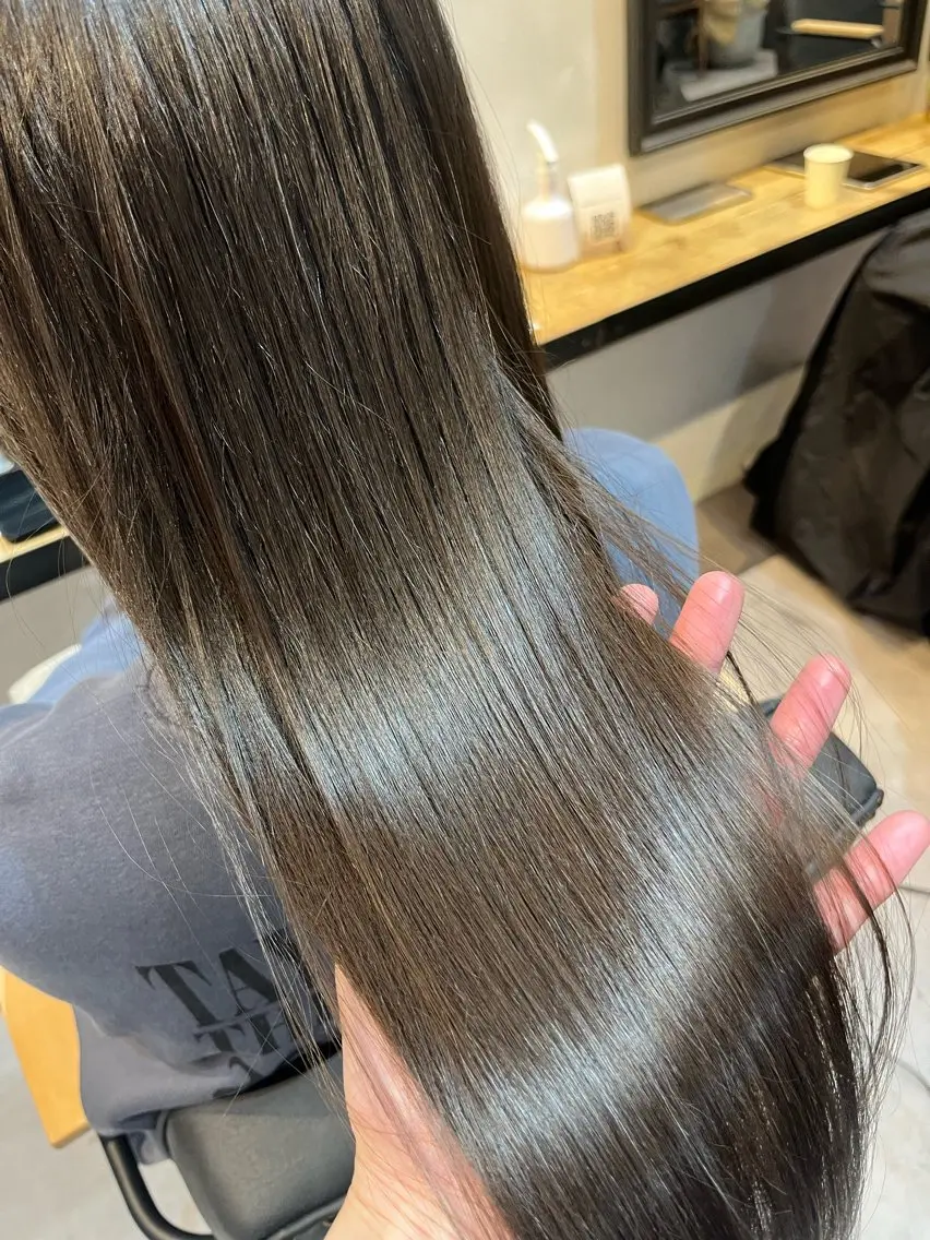ロング 髪質改善 トリートメント 縮毛矯正 Sa toshiのヘアスタイル