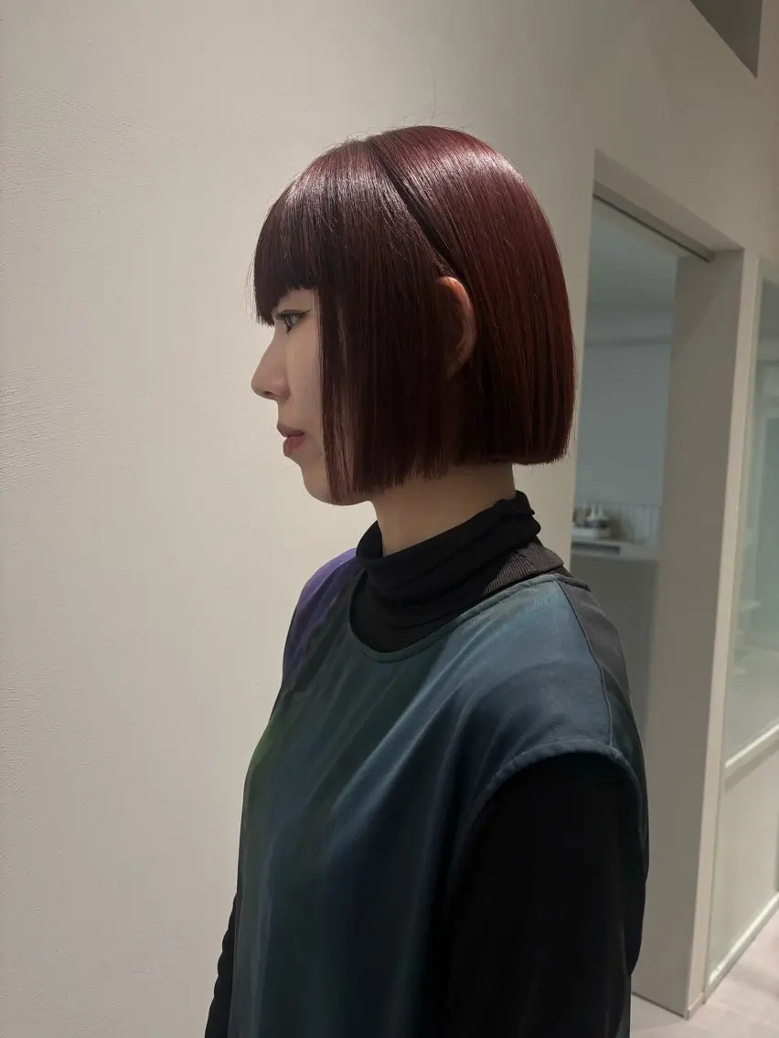 ショート カット ヘアカラー トリートメント DEEokazaki hina.Oのヘアスタイル
