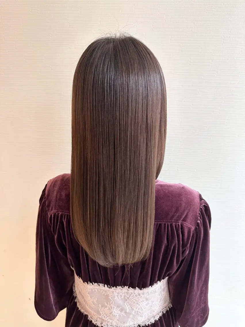 ロング カラー 髪質改善 トリートメント 🥇髪質改善🥇 polon代表鵜澤のヘアスタイル