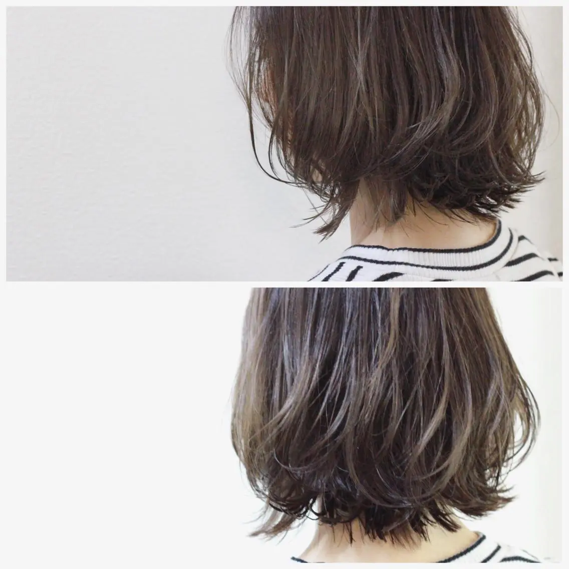 ショート カラー ボブ 外ハネヘア カット ヘアカラー トリートメント Viage （ビアージュ）のヘアスタイル