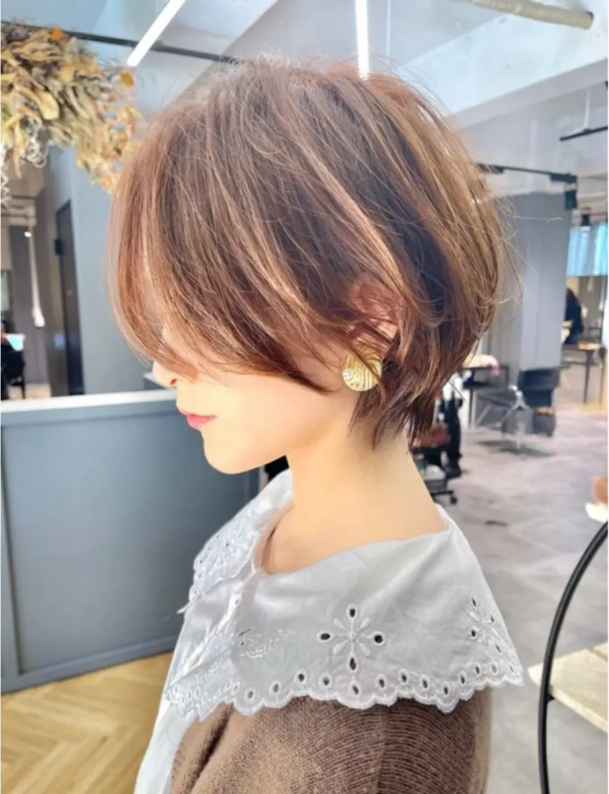 ショート 似合わせショート 森岡俊亮のヘアスタイル