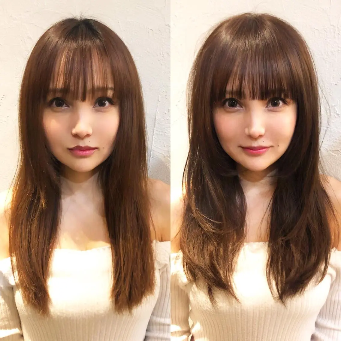 ロング 髪質改善縮毛矯正 専門店のヘアスタイル