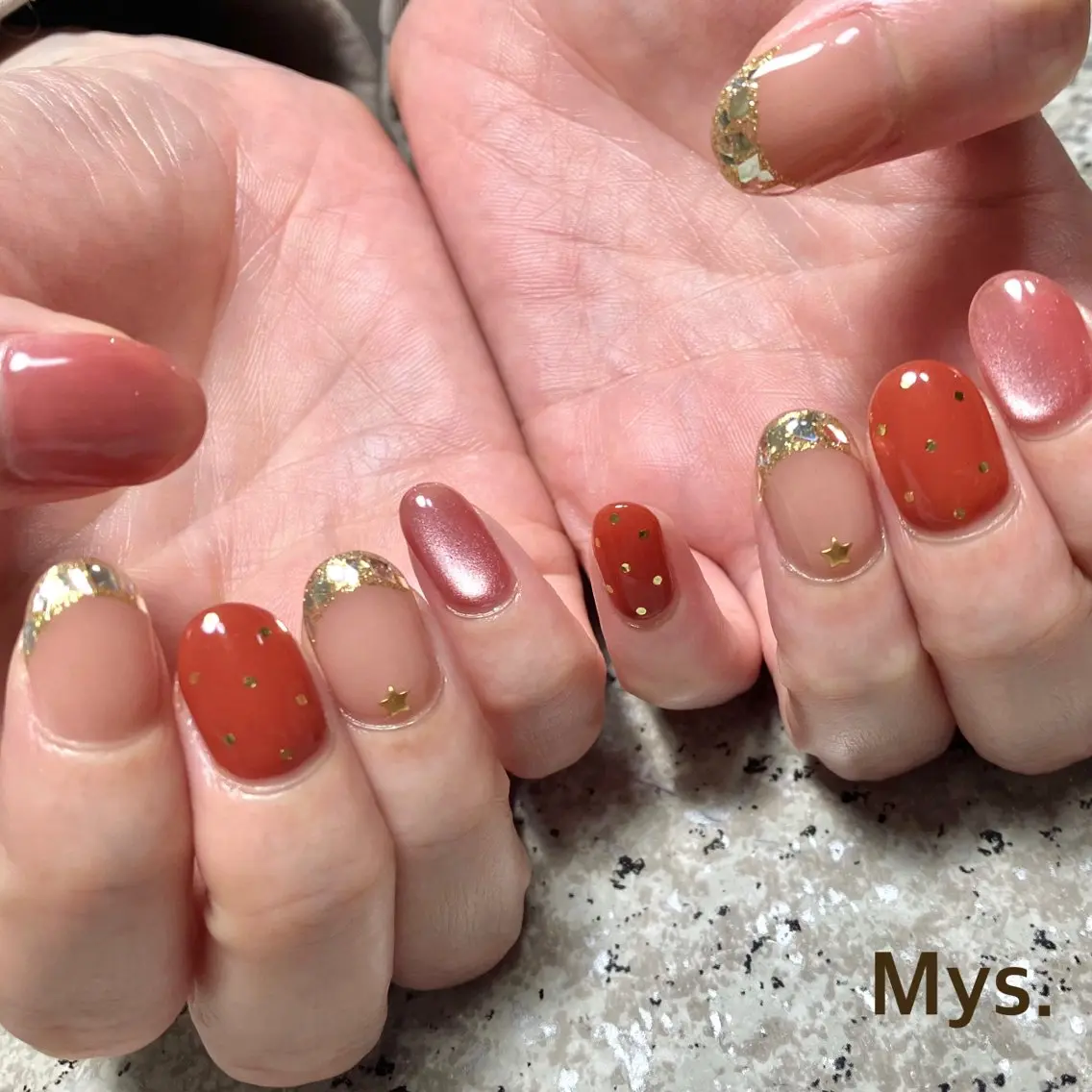 ネイル ハンドネイル Mys. 三上紗紀のネイルデザイン