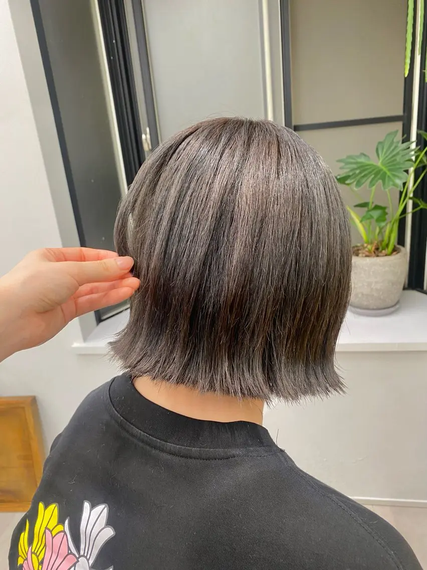 カラー 透明感カラー ヘアカラー Lomalia hayaのヘアスタイル