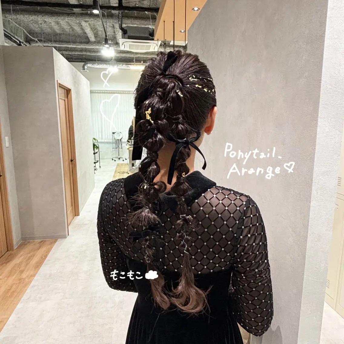 ロング ヘアアレンジ ポニーテール ヘアセット regalo Acari🍎のヘアスタイル