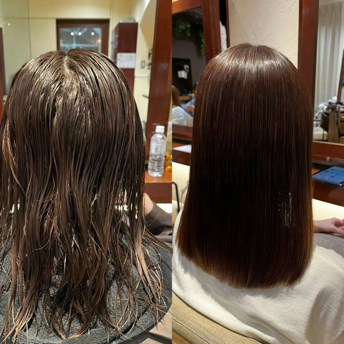 セミロング カット 縮毛矯正 ✂️髪質改善 kane✂️のヘアスタイル