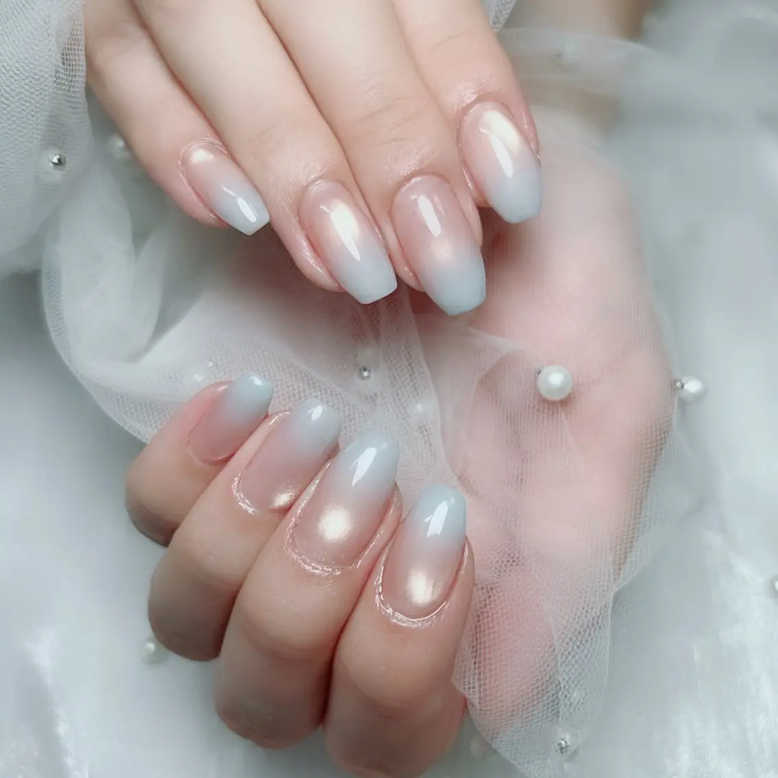 ネイル ジェルネイル マグネットネイル ニュアンスネイル 春ネイル ハンドネイル Cute Tips nailのネイルデザイン