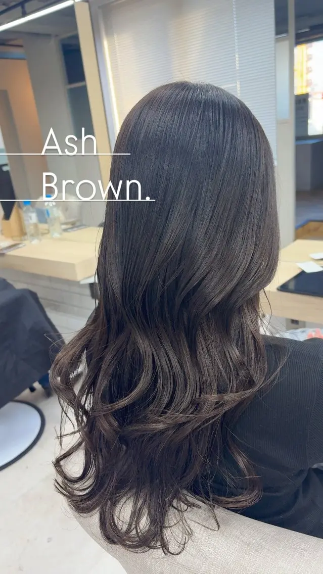 ロング カラー ブラウンカラー 透明感カラー カット ヘアカラー トリートメント 🌷MIREA🌷 LUANA 難波店のヘアスタイル