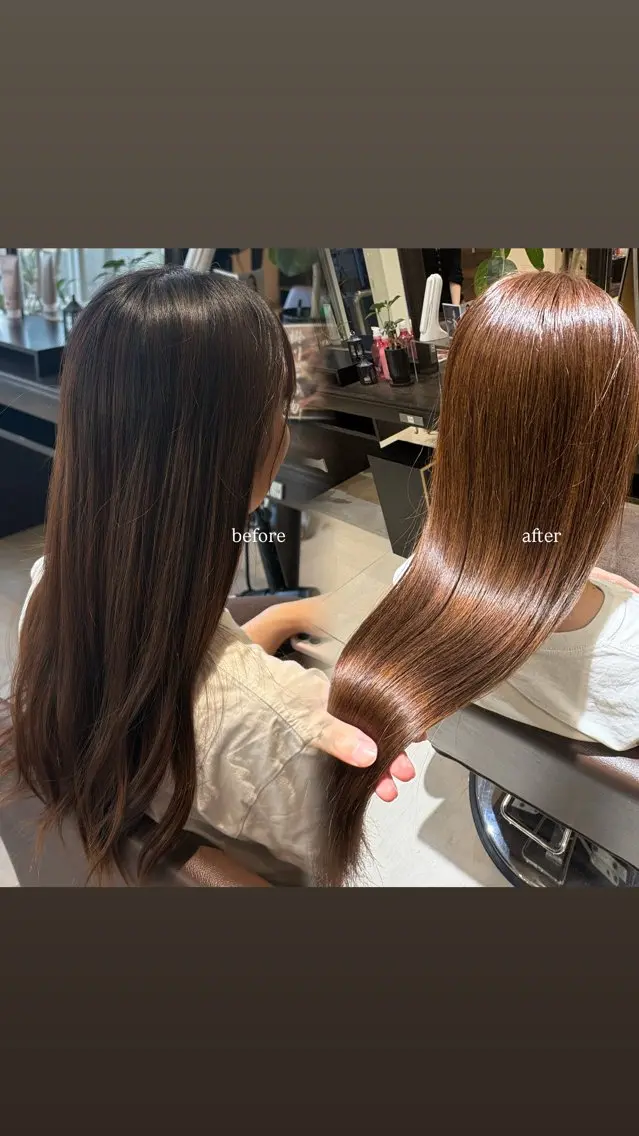 カラー 宮下 紗歩のヘアスタイル