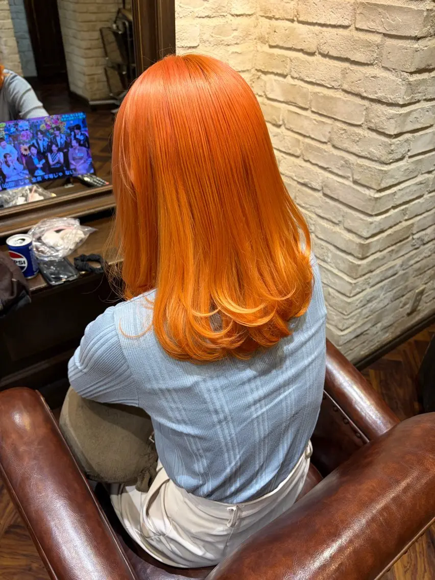 カラー ヘアカラー せきや こころのヘアスタイル