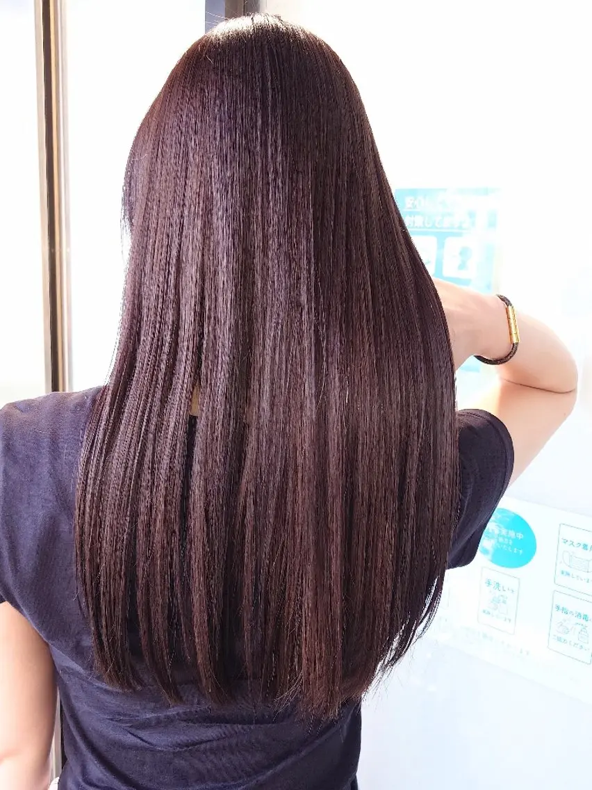 ロング カラー カット ヘアカラー トリートメント 鈴木 いづみのヘアスタイル
