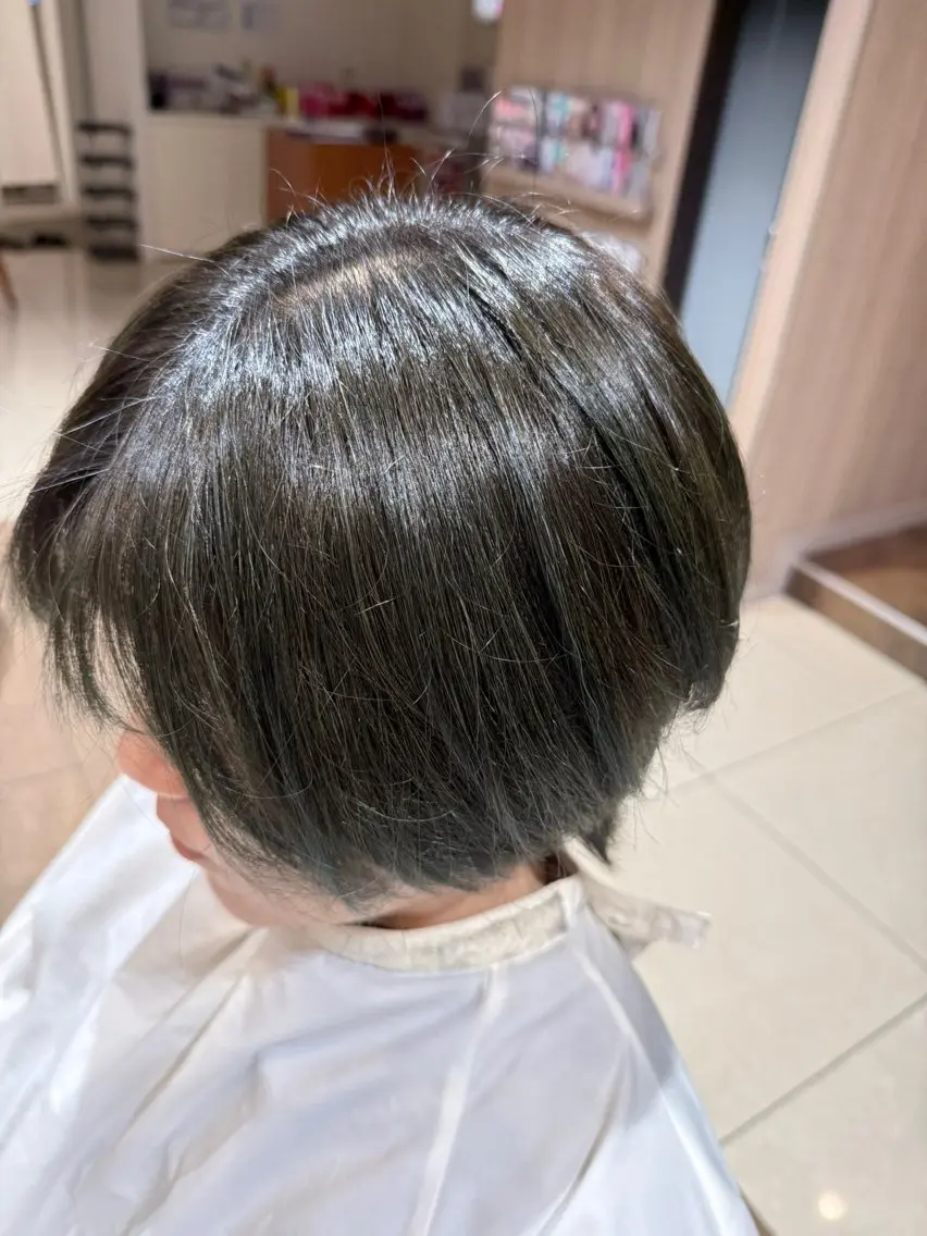 ショート カラー ヘアカラー Mika/ SOiL岡崎/モデルのヘアスタイル