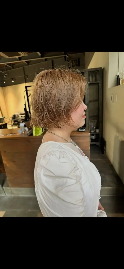 ショート パーマ ボブ 【ブリーチ髪質改善 パーマ】宮田浩章のヘアスタイル