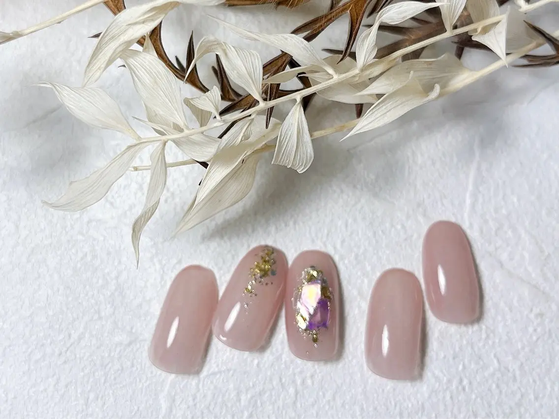 ネイル オーロラネイル フットネイル フレンチネイル ジェルネイル マグネットネイル kiki nail たまプラーザのネイルデザイン